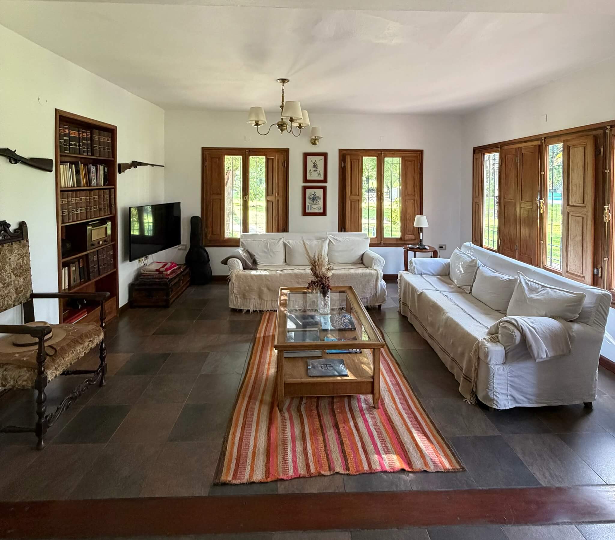 Living room at The Estancia